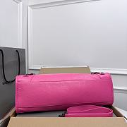 Balenciaga Cyclamen Leather B527 Size 38x25x14cm - 6