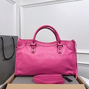 Balenciaga Cyclamen Leather B527 Size 38x25x14cm - 2
