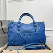 Balenciaga Cyclamen Leather B528 Size 38x25x14cm - 4