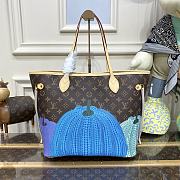 LV x YK Neverfull Bag M77412 Size 32x28x14cm - 4