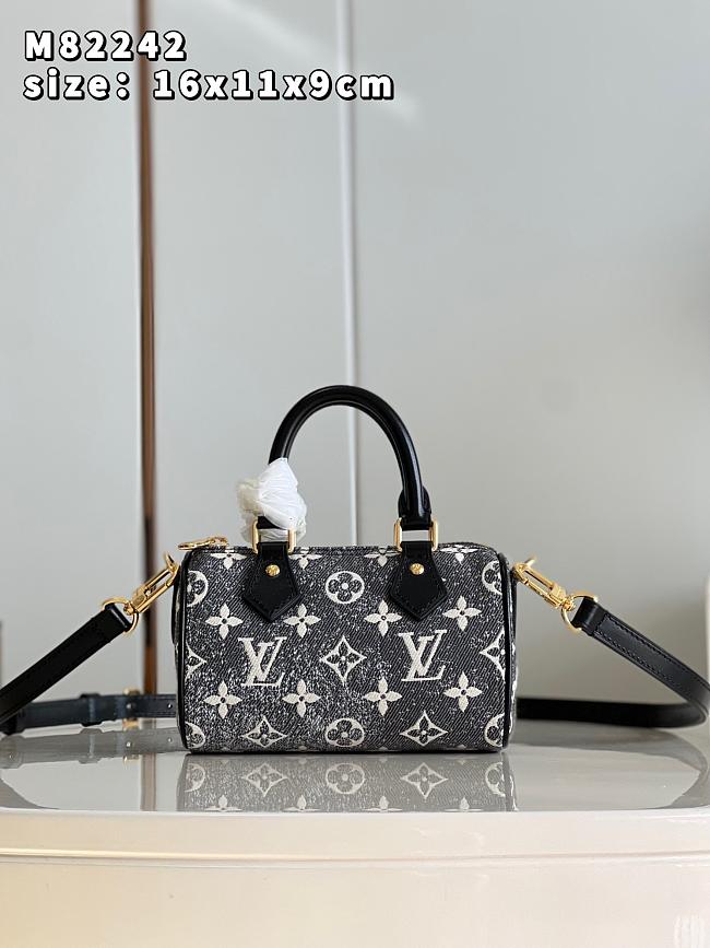 LV Nano Speedy Bag M4412 Size 16x11x9cm - 1
