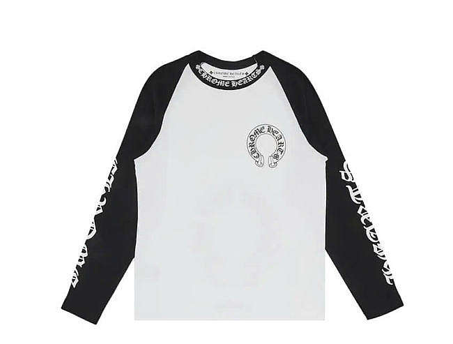 Chrome Hearts Graphic Print Mock Neck T-Shirt CHH48802 - 1