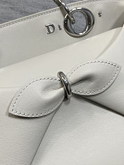 New Release 2026 Small Dior Cigale Bag Black Shiny Supple Calfskin 28 × 18 × 8 cm - 6