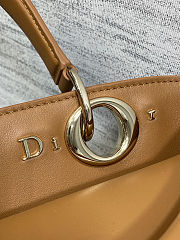 New Release 2026 Small Dior Cigale Bag Shiny Supple Calfskin 28 × 18 × 8 cm - 5