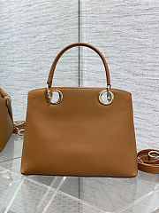 New Release 2026 Small Dior Cigale Bag Shiny Supple Calfskin 28 × 18 × 8 cm - 3