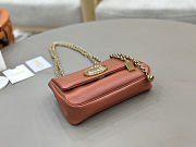 New Release 2026 Chloé Heritage shoulder bag in grained leather 26 x 15.5 x 5 cm - 5