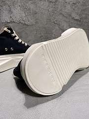 Rick Owens Abstract Low Top Black Milk - 2