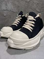 Rick Owens Abstract Low Top Black Milk - 4