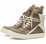 Rick Owens Men's Geobasket Sneakers in Dust/Milk - 1