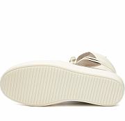 Rick Owens Men's Geobasket Sneakers in Dust/Milk - 5