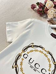 Gucci Cotton jersey T-shirt with print  ‎837959 XJHQY 9750 - 4