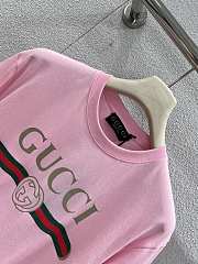 Gucci Cotton jersey and silk T-shirt with print 865015 XJHUF 5031 - 6