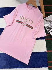 Gucci Cotton jersey and silk T-shirt with print 865015 XJHUF 5031 - 4