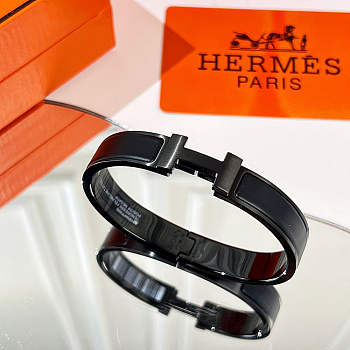 Hermès Clic HH So Black Bracelet