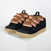 LANVIN SNEAKERS CURB EN CUIR FU-SKDK12-DRA2-P251035 - 5