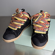 LANVIN SNEAKERS CURB EN CUIR FU-SKDK12-DRA2-P251035 - 2