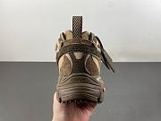 Off-White Brown Be Right Back logo combination sneakers - 6