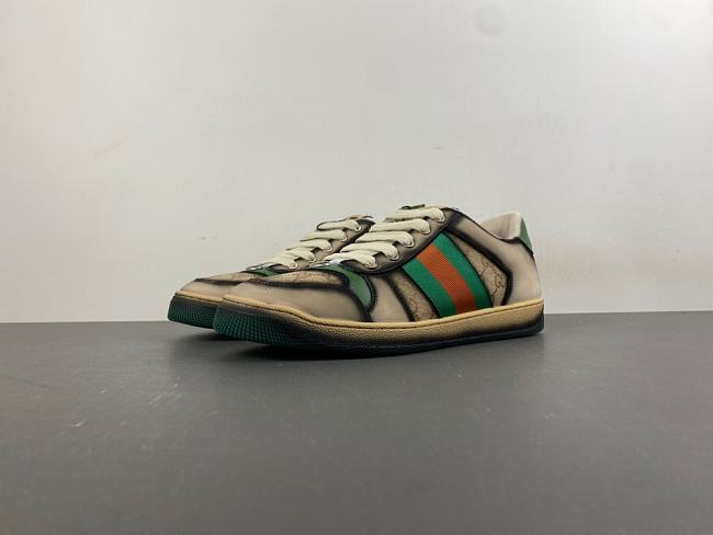 Gucci Men's serigraphy Screener sneaker 848322 HVKI0 9666 - 1