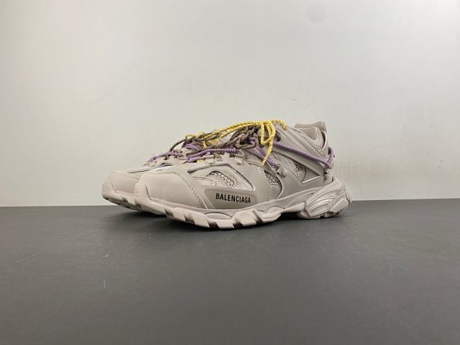 Balenciaga Women's Track Trail Laces Sneaker in Taupe/yellow/purple/brown/black 800590WTRHK9751 - 1