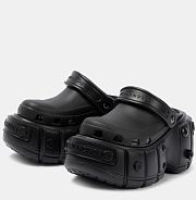 Balenciaga x Crocs Hardcrocs platform slides - 5