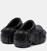 Balenciaga x Crocs Hardcrocs platform slides - 4