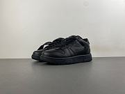 OFF-WHITE Out Of Office OOO Low Tops Triple Black OMIA189C99LEA0131010 - 1
