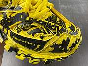 BALENCIAGA MEN'S TRACK GRAFFITI SNEAKER IN YELLOW 542023W3RRA7810 - 3