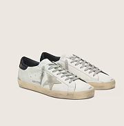 Golden Goose Men's Super-Star with suede star and blue heel tab - 1