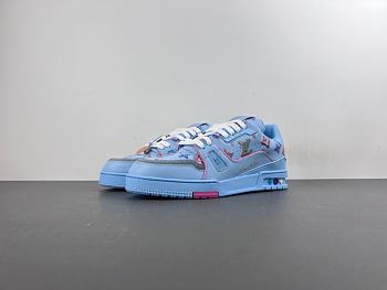 Louis Vuitton LV Trainer Monogram Donuts Blue  1AJWF4