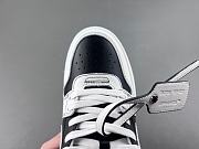 OFF-WHITE Out Of Office OOO Low Tops Black White OMIA189S24LEA0041001 / OMIA189C99LEA0151001 - 3