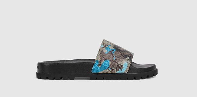 Gucci Men's lug-sole slide sandal  ‎854557 FAFGW 8911 - 1
