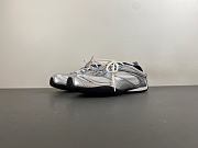 Balenciaga Men's Radar Gradient Lines Sneaker in White/grey/silver/black/blue 865703 WSTGL 9114 - 1