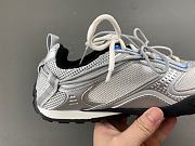 Balenciaga Men's Radar Gradient Lines Sneaker in White/grey/silver/black/blue 865703 WSTGL 9114 - 4