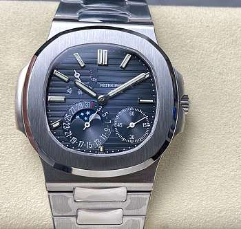 Patek Philippe Nautilus 5712/1A Steel Watch with Blue 40mm dial
