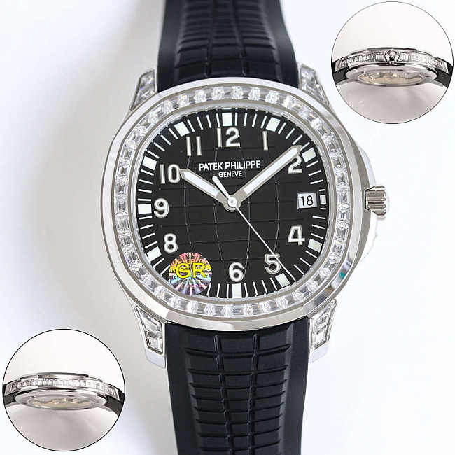 Patek Philippe Aquanaut 5067A-001 Diamond Luce Black Watch - Blitz 36mm dial - 1
