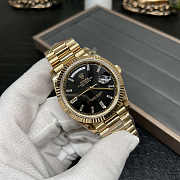 Rolex Day-Date Black and Gold Dial 40mm - 3