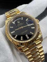Rolex Day-Date Black and Gold Dial 40mm - 6